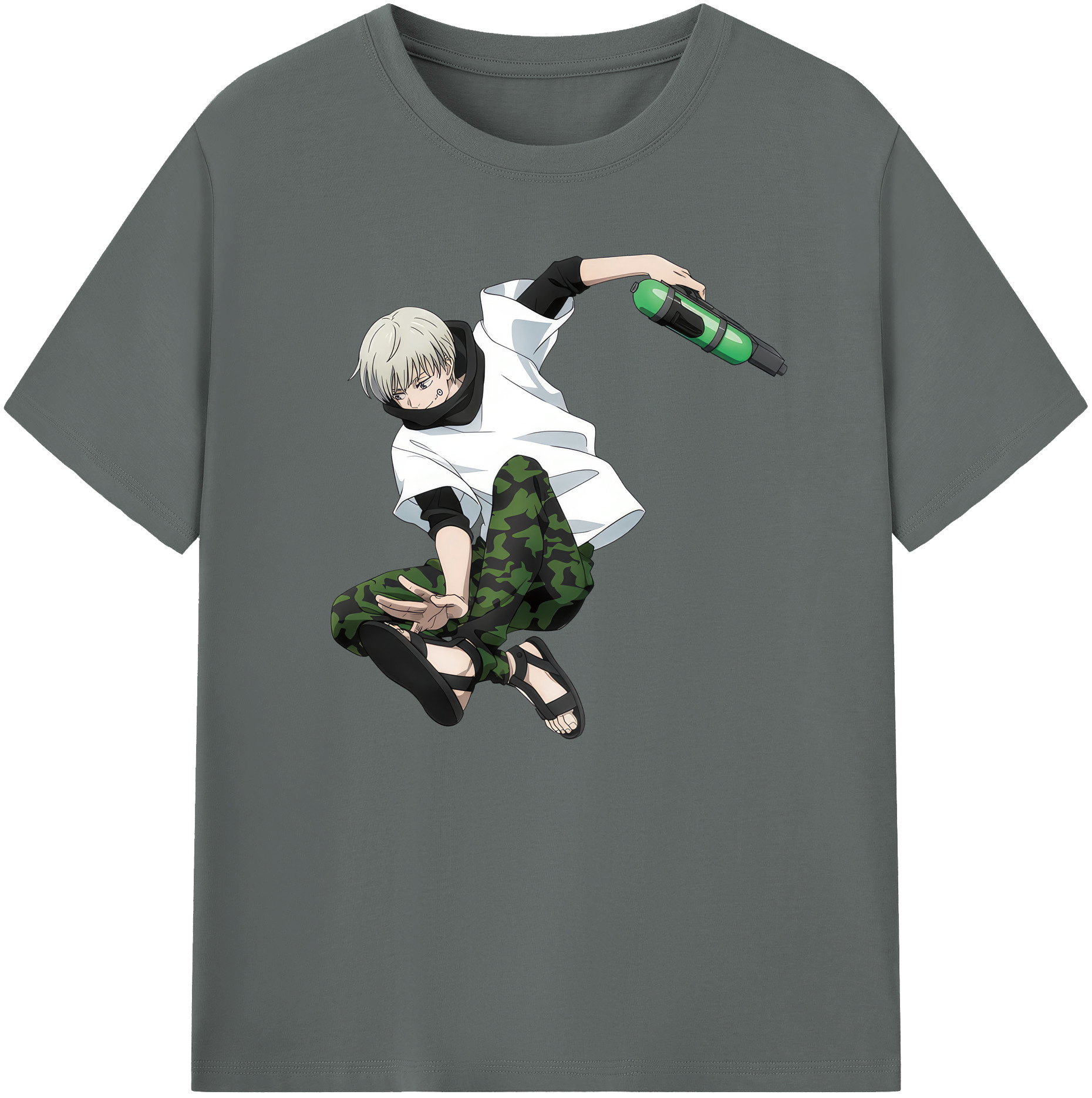 （画像用） 呪術廻戦 Jujutsu Kaisen 綿100％ メンズ半袖Tシャツ｜肌触りやわらか＆通気性